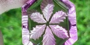 Natural Amethyst Fantasy Cut Carving Gemstone