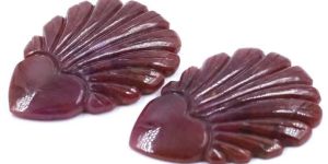 Natural Ruby Hand Carved Gemstone
