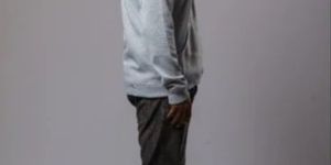 Mens Polyester Grey Hoodies