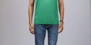 Mens Polyester Round Neck T-Shirts