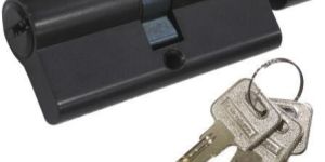 Anodised Black 70mm Both Side Key Cylinder Lock