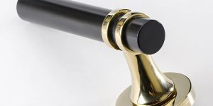 MH-08 Black Gold Door Handle