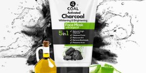 4 Coal Activated Charcoal Face Mask