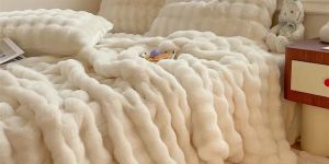 Rabbit Fur Bed Quilt