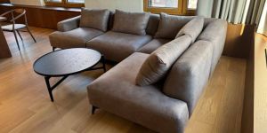 Leather Sofa Set