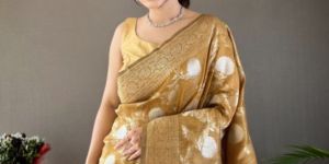 Cotton Zari Silk Saree