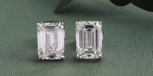 Emerald Diamond Earring