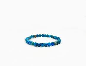 6mm Natural Apatite Stone Bracelet