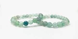 8mm Green Fluorite Bracelet