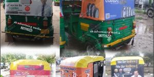 Auto Rickshaw Hood Branding Company in Chandigarh Punjab