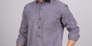 Men Regular Fit Check Shirt