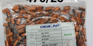 470 MFD - 25 VDC Orange Capacitor