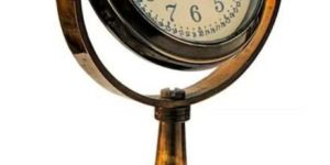 Antique Brass Nautical Table Top Round Clock
