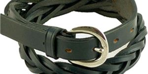 Braided Leather Belt