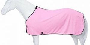Pink Horse Fleece Rug