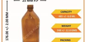 485ml Amber Tincture Glass Bottle