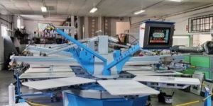 Automatic T-shirt printing machine