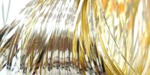 Golden Mukaish Metal Strips