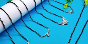 925 Sterling Silver Diamond Mangalsutra