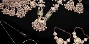 Regal Chandbali Kundan Pearl Wedding Dulhan Bridal Set