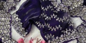 Pure Jimmy Choo Satin Saree