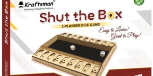 Kraftsman Wooden Shut the Box Game