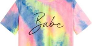 Ladies Round Neck Cotton Multicolor T-shirt