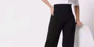 Ladies Solid Trousers