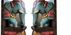 Wooden Elephant Statue