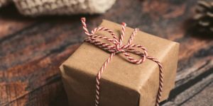 Brown Cardboard Gift Box