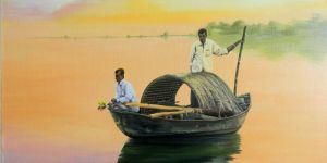 Boat Manjhi River Scenery