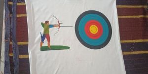 Archery Printed Polo T- Shirt