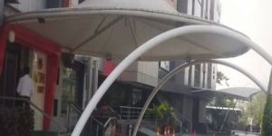 Round Tensile Gazebo Structure