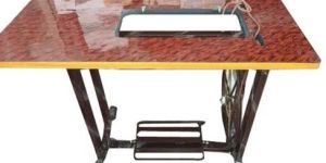 Polished Sewing Machine Table & Stand