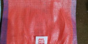 Red Plain Onion Leno Bag