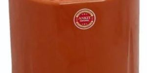 Orange Plastic Stool