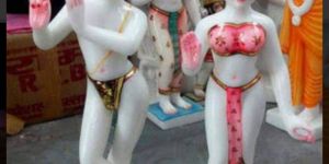 Marble Radha Krishna Moorti