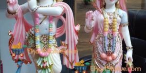 Marble Radha Krishna Moorti