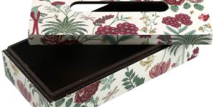 Enameled Tissue Box Holder