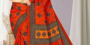 VIHA Block Printed Cotton Sarees