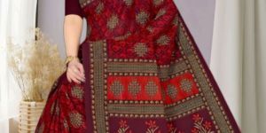 VIHA Block Printed Saree