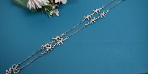 Classic Camel Sequence Silver Anklets