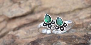 Designer Silver Toe Rings