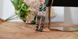 Fancy Silver Bangles