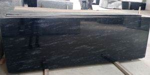 Wave Black Granite Slab