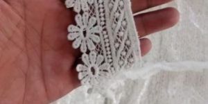 White Polyester GPO Lace