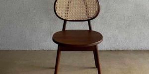 Brown Wooden Cafe Chair
