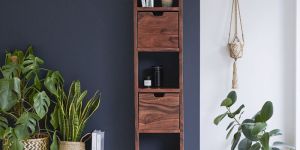 Dessart Solid Sheesham Wood Book Shelf