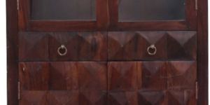 Walnut Storage Bookcase