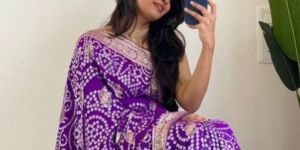 Silk Bandhani Sarees